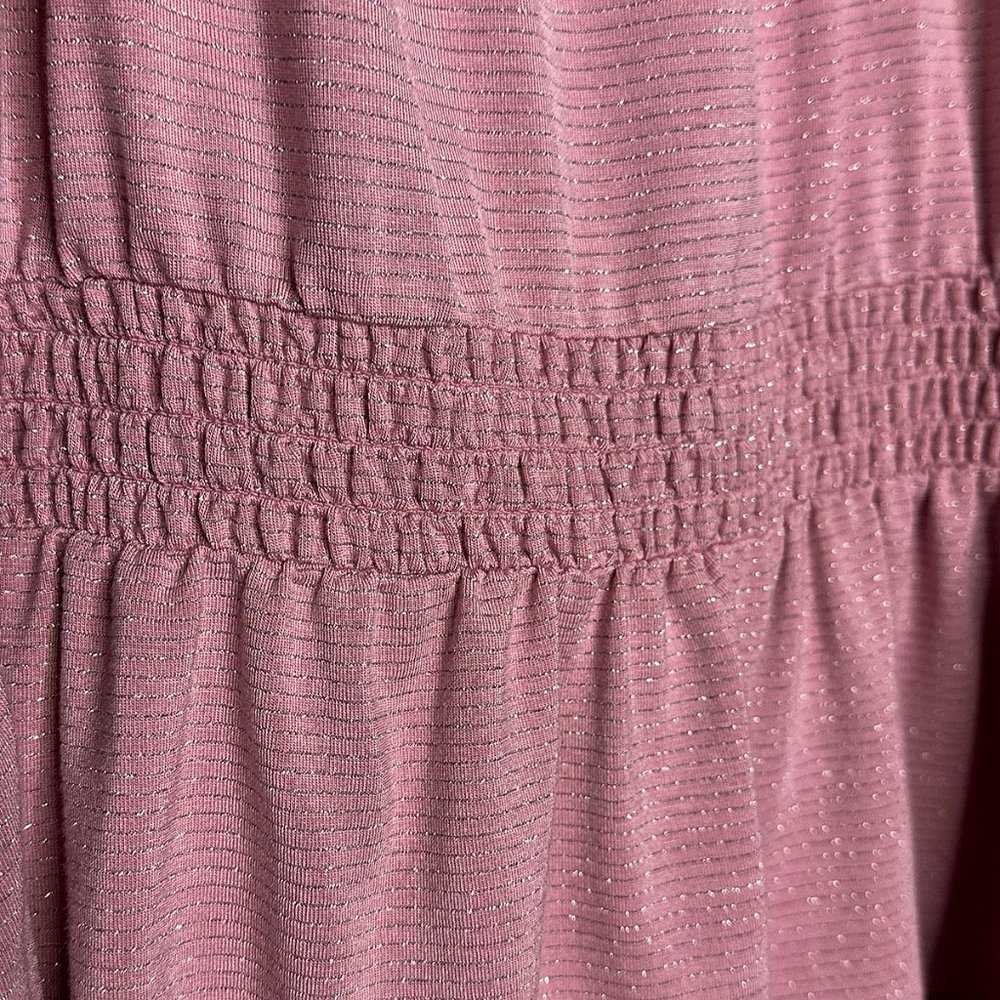 NWT LC Lauren Conrad Pink Tunic Horizontal Sparkles Size XL - Picture 6 of 10
